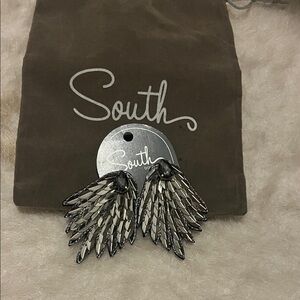 South Silver Wing Earrings